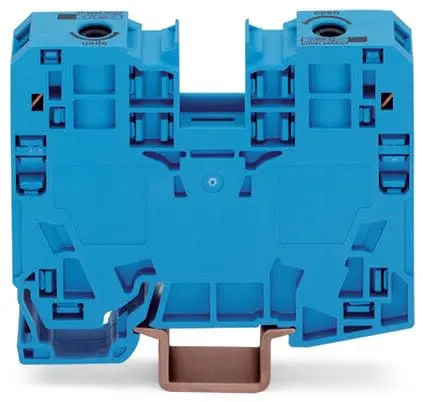 Produktfoto 1 von WAGO 285 Reihenklemme 1 Blau, 35mm², 600V Zugfederklemme ATEX
