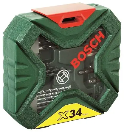 Produktfoto 1 von Bosch HSS Metall Satz 2 mm → 8 mm, 34-teilig für Mehrmaterial
