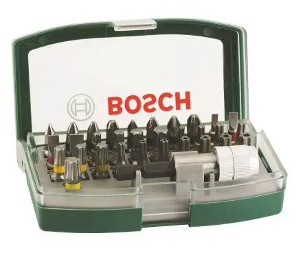 Produktfoto 1 von Bosch Phillips, Innensechsrund, Geschlitzt, Pozidriv, Sechskant Schraubendreherbitsatz 130 x 67 x 45 mm, Länge 130 mm,