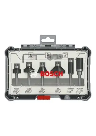 Produktfoto 1 von Bosch Fräser-Bitsatz 6-teilig