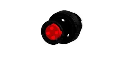Produktfoto 1 von Jaeger Mini Push Pull Rundsteckverbinder Buchse 4-polig Buchse IP50, IP54, IP65