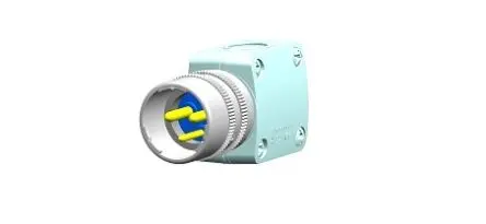 Produktfoto 1 von Jaeger Rapid Rundsteckverbinder Stecker 3-polig Stecker Kabel IP50, IP54