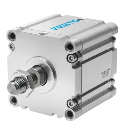 Produktfoto 1 von Festo ADVU-125-80-A-P-A 175770 Pneumatik-Kompaktzylinder 80 mm Doppeltwirkend, Bohrung Ø 125 mm, bis 1 Mpa