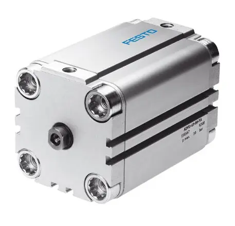 Produktfoto 1 von Festo ADVU-32-20-P-A 156533 Pneumatik-Kompaktzylinder 20 mm Doppeltwirkend, Bohrung Ø 32 mm, bis 10 bar