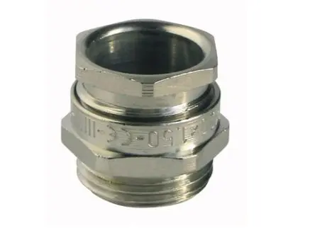 Produktfoto 1 von Capri ISOCAP Kabelverschraubung, M50 Messing vernickelt 27 mm/ 38 mm, IP66