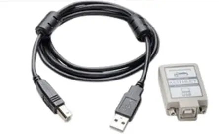 Produktfoto 1 von Keithley Buchse USB-Kabel, USB Buchse / DB9 Schwarz