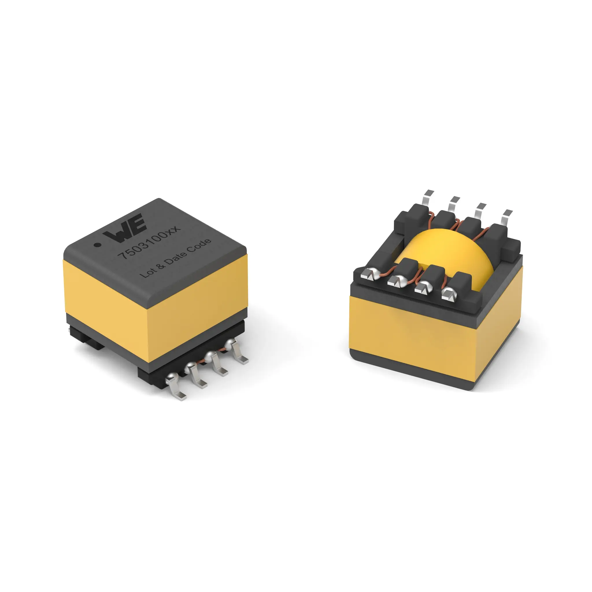 Produktfoto 1 von Wurth Elektronik LAN-Ethernet-Transformator Oberfläche 1 Ports T. 11.43 mm
