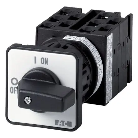 Eaton Eaton Moeller T0 Nockenschalter 20 A, 3-phasig, 3-Stufen Handkipphebel Schraube, 60 °-Wurfwinkel
