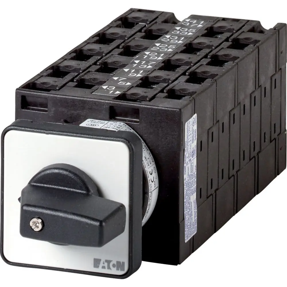 Produktfoto 1 von Eaton Nockenschalter, 3-polig / 32A, 690V (Volts), 5-Stufen, 60°-Wurfwinkel