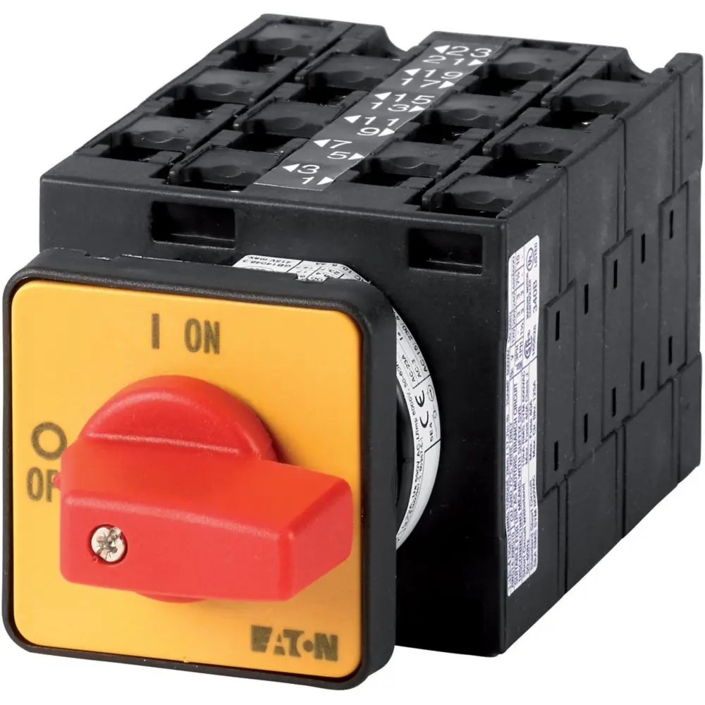 Produktfoto 1 von Eaton Nockenschalter, 6-polig / 32A, 690V (Volts), 2-Stufen, 90°-Wurfwinkel