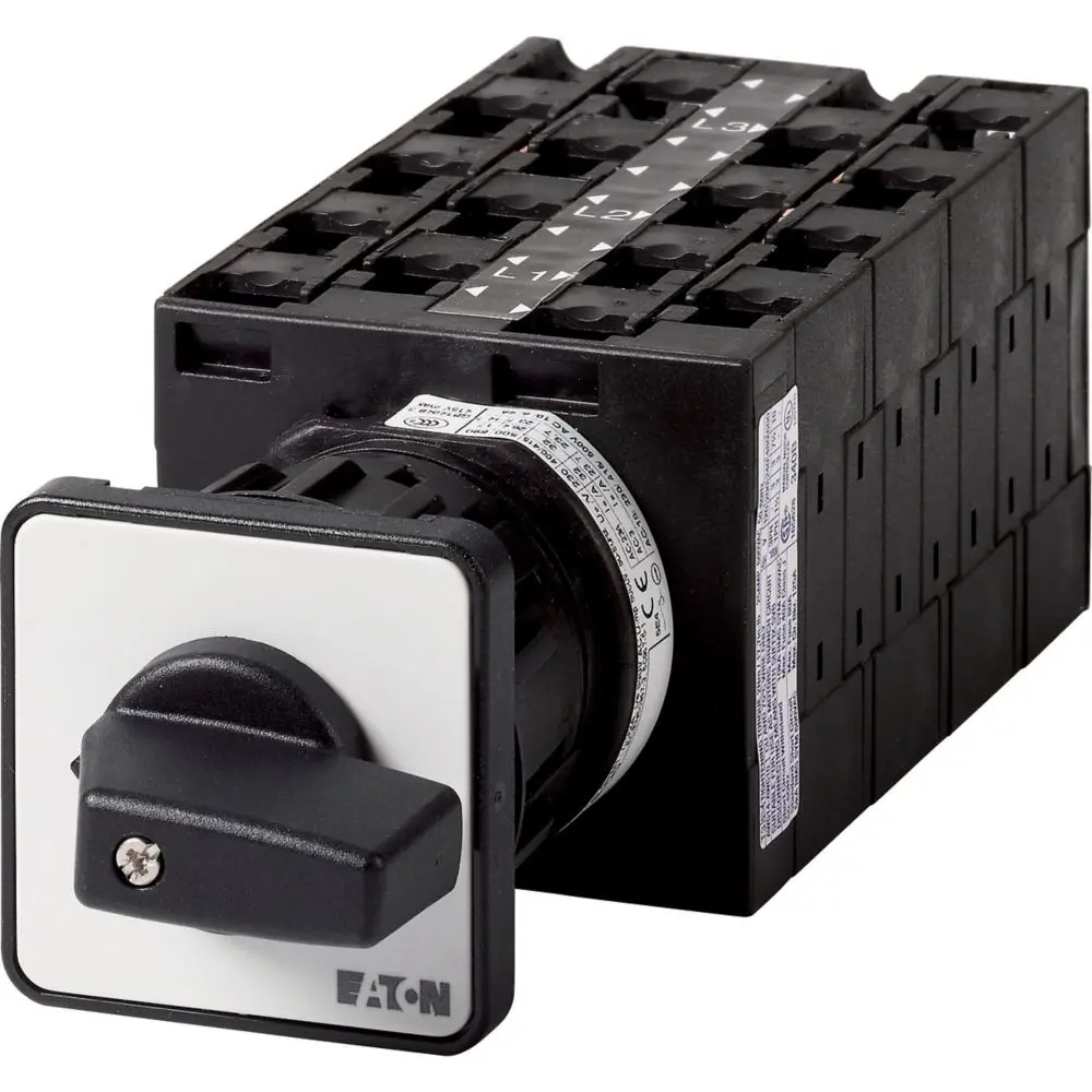 Produktfoto 1 von Eaton Nockenschalter, 8-polig / 32A, 690V (Volts), 2-Stufen, 90°-Wurfwinkel