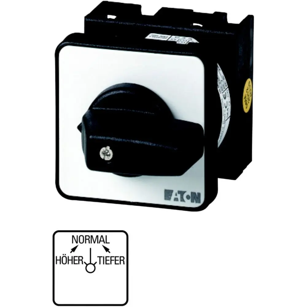 Produktfoto 1 von Eaton Nockenschalter, 1-polig / 20A, 690V (Volts), 3-Stufen, 45°-Wurfwinkel