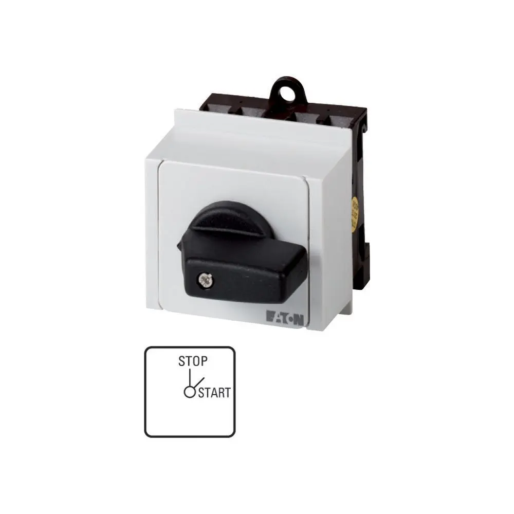 Produktfoto 1 von Eaton Eaton Moeller Series T0 Nockenschalter, 1-polig / 20A, 690V (Volts), 3-phasig, 2-Stufen, 45°-Wurfwinkel