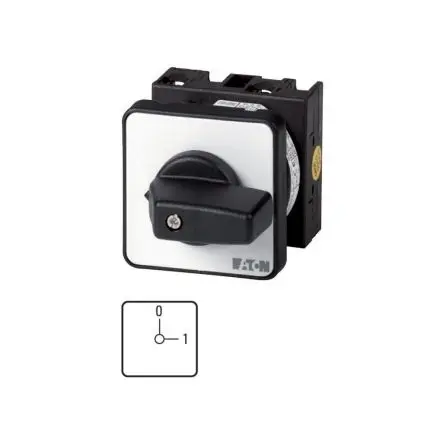 Produktfoto 1 von Eaton Eaton Moeller Series T3 Nockenschalter 20 A, 3-phasig, 2-Stufen Drehen Schraube, 90 °-Wurfwinkel