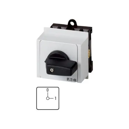 Produktfoto 1 von Eaton Eaton Moeller Series T3 Nockenschalter 20 A, 3-phasig, 2-Stufen Drehen Schraube, 90 °-Wurfwinkel