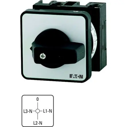 Produktfoto 1 von Eaton Eaton Moeller Nockenschalter 20 A, 4-Stufen Knopf Schraube, 90 °-Wurfwinkel