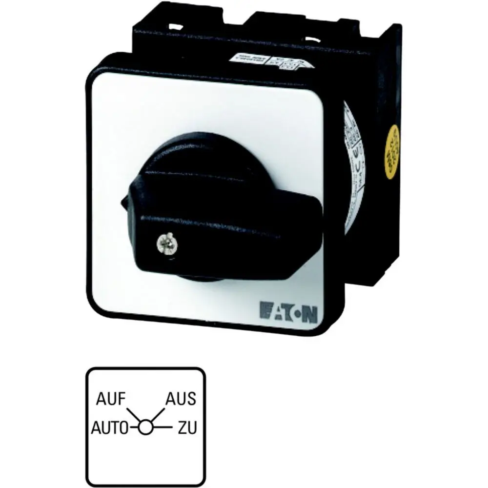 Produktfoto 1 von Eaton Eaton Moeller Series T0 Nockenschalter, 2P / 20A, 690V (Volts), 3-phasig, 4-Stufen, 60°-Wurfwinkel