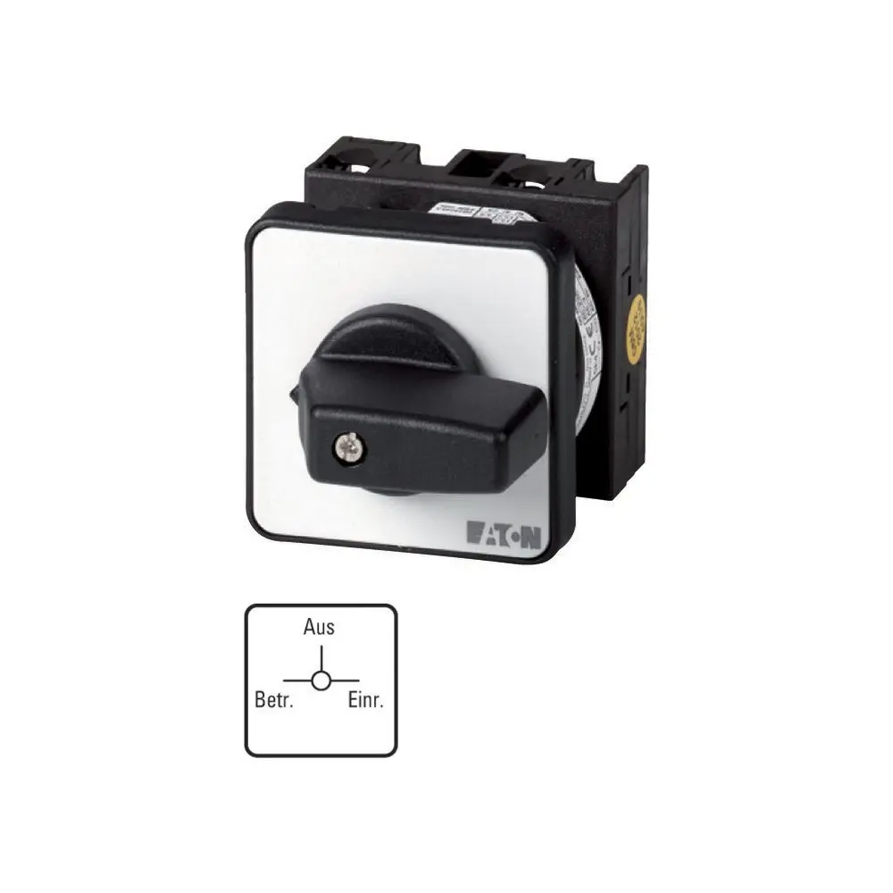 Produktfoto 1 von Eaton Nockenschalter, 2P / 20A, 690V (Volts), 3-Stufen, 45°-Wurfwinkel