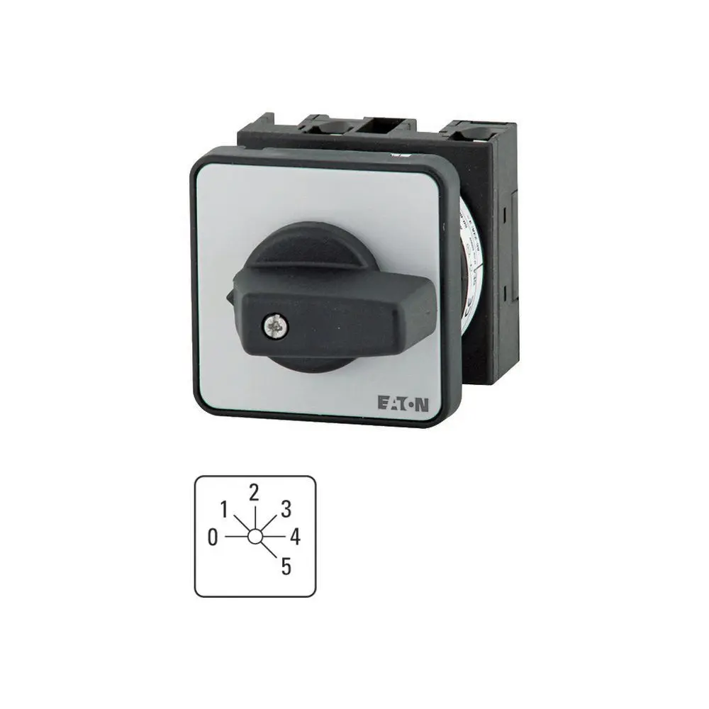 Eaton Nockenschalter, 1-polig / 20A, 690V (Volts), 6-Stufen, 45°-Wurfwinkel