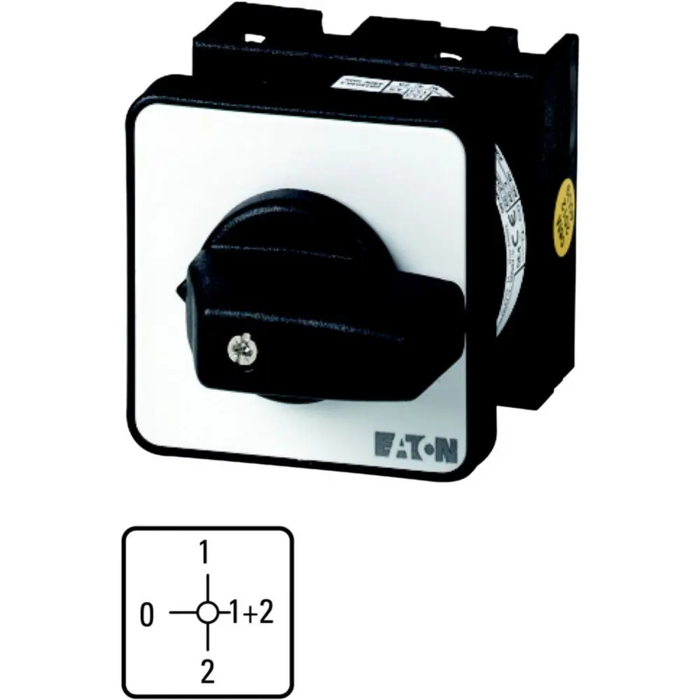Produktfoto 1 von Eaton Nockenschalter, 2P / 20A, 690V (Volts), 4-Stufen, 90°-Wurfwinkel