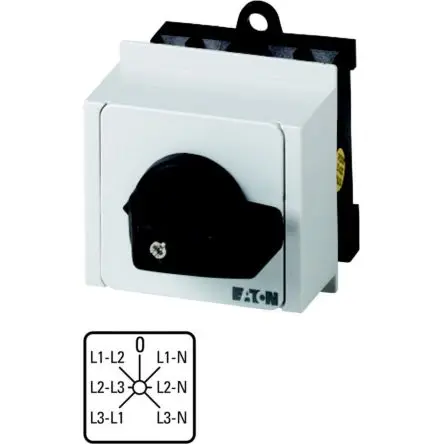 Produktfoto 1 von Eaton Eaton Moeller Nockenschalter 20 A, 3-Stufen Knopf Schraube, 45 °-Wurfwinkel
