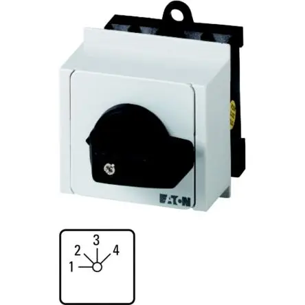 Produktfoto 1 von Eaton Eaton Moeller Nockenschalter 20 A, 4-Stufen Kurzer Daumengriff Schraube, 45 °-Wurfwinkel