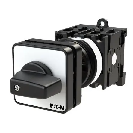 Produktfoto 1 von Eaton T0 Nockenschalter 20 A, 3-phasig, 6-Stufen Knopf Schraube, 45 °-Wurfwinkel