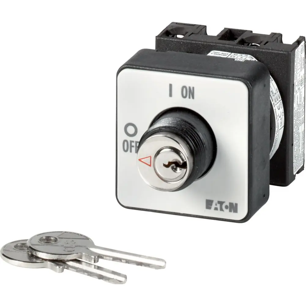 Produktfoto 1 von Eaton Nockenschalter, 2P / 20A, 690V (Volts), 2-Stufen, 90°-Wurfwinkel