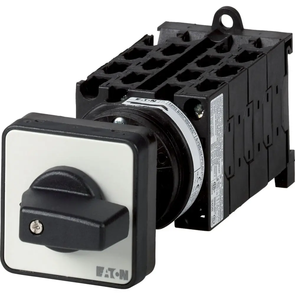 Produktfoto 1 von Eaton T0 Nockenschalter, 2P / 20A, 690V (Volts), 3-phasig, 14-Stufen, 45°-Wurfwinkel