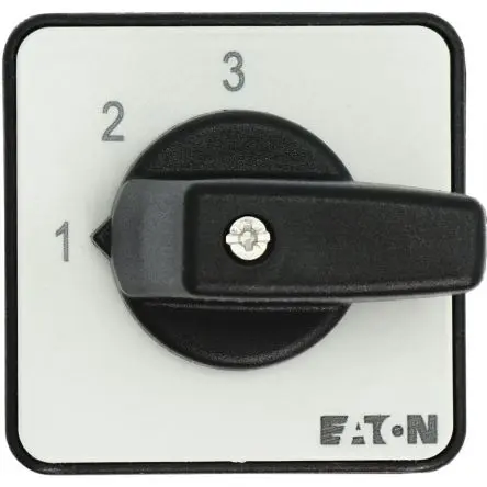 Produktfoto 1 von Eaton Eaton Moeller T3 Nockenschalter 32 A, 3-phasig, 3-Stufen Handkipphebel Schraube, 45 °-Wurfwinkel