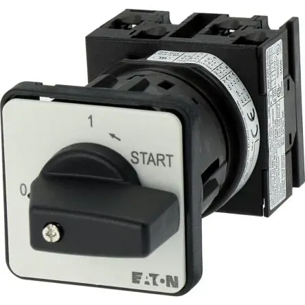 Produktfoto 1 von Eaton Eaton Moeller T0 Nockenschalter 20 A, 3-phasig, 4-Stufen Handkipphebel Schraube, 90 °-Wurfwinkel
