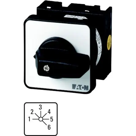 Eaton Eaton Moeller Nockenschalter 20 A, 6-Stufen Handkipphebel Schraube, 45 °-Wurfwinkel