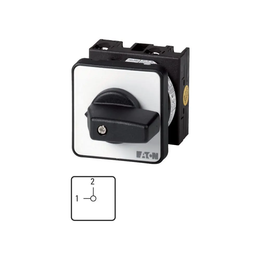 Produktfoto 1 von Eaton Nockenschalter, 1-polig / 20A, 690V (Volts), 2-Stufen, 90°-Wurfwinkel