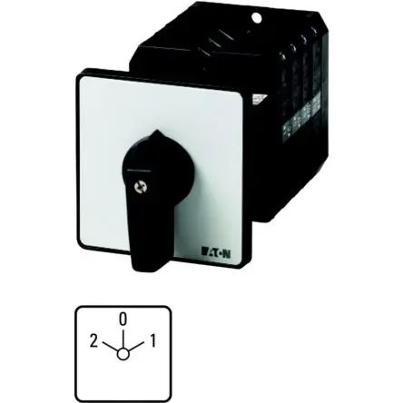 Produktfoto 1 von Eaton Eaton Moeller Nockenschalter 63 A, 3-Stufen Kurzer Daumengriff Schraube, 60 °-Wurfwinkel