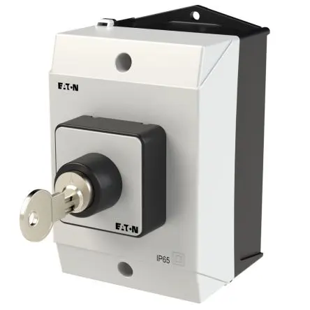 Produktfoto 1 von Eaton Eaton Moeller Nockenschalter 20 A, 2-Stufen Schlüssel Schraube, 90 °-Wurfwinkel