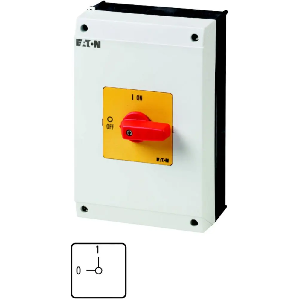 Produktfoto 1 von Eaton Nockenschalter, 2P / 63A, 690V (Volts), 2-Stufen, 90°-Wurfwinkel