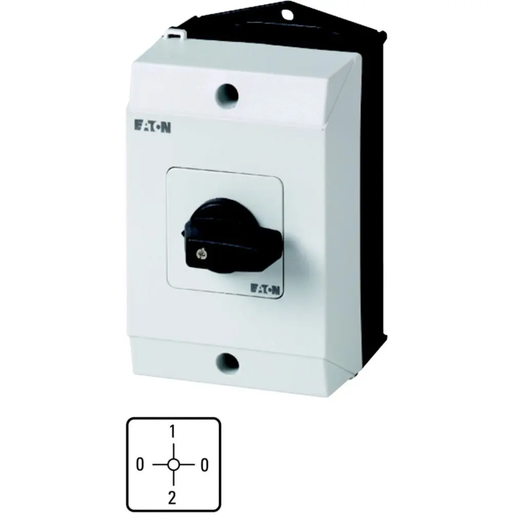 Produktfoto 1 von Eaton Nockenschalter, 3-polig / 20A, 690V (Volts), 4-Stufen, 90°-Wurfwinkel