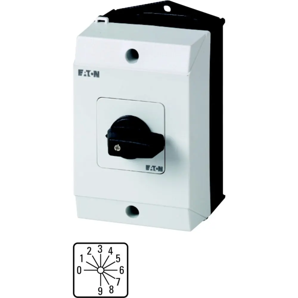 Produktfoto 1 von Eaton Nockenschalter / 20A, 690V (Volts), 10-Stufen, 30°-Wurfwinkel