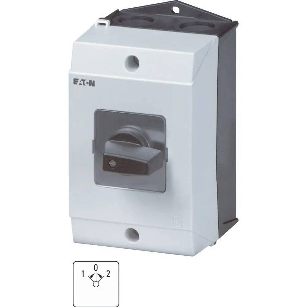 Produktfoto 1 von Eaton Nockenschalter, 2P / 32A, 690V (Volts), 3-Stufen, 45°-Wurfwinkel