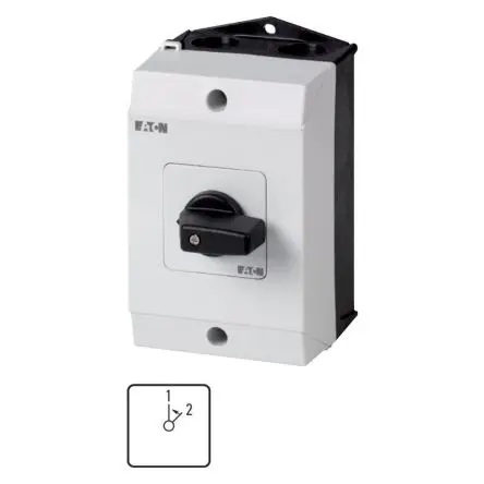 Produktfoto 1 von Eaton Eaton Moeller Nockenschalter 20 A, 2-Stufen Kurzer Daumengriff Schraube, 45 °-Wurfwinkel