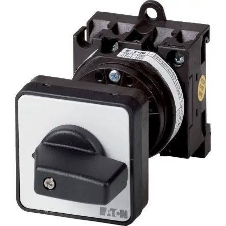 Produktfoto 1 von Eaton Eaton Moeller Series T0 Nockenschalter 20 A, 3-phasig, 2-Stufen Drehen Schraube, 90 °-Wurfwinkel