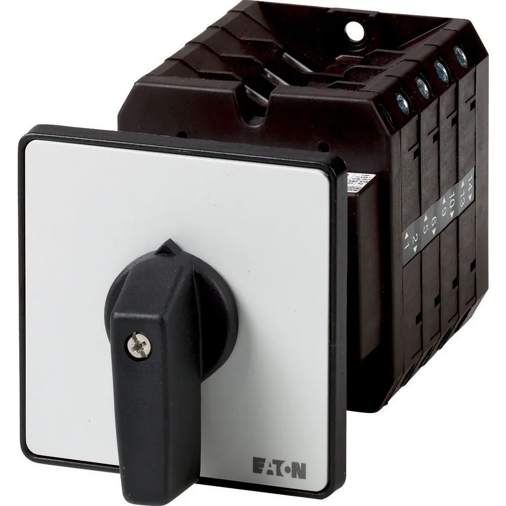 Produktfoto 1 von Eaton Nockenschalter, 6-polig / 63A, 1 Schließer/1 Öffner, 690V (Volts), 2-Stufen, 90°-Wurfwinkel
