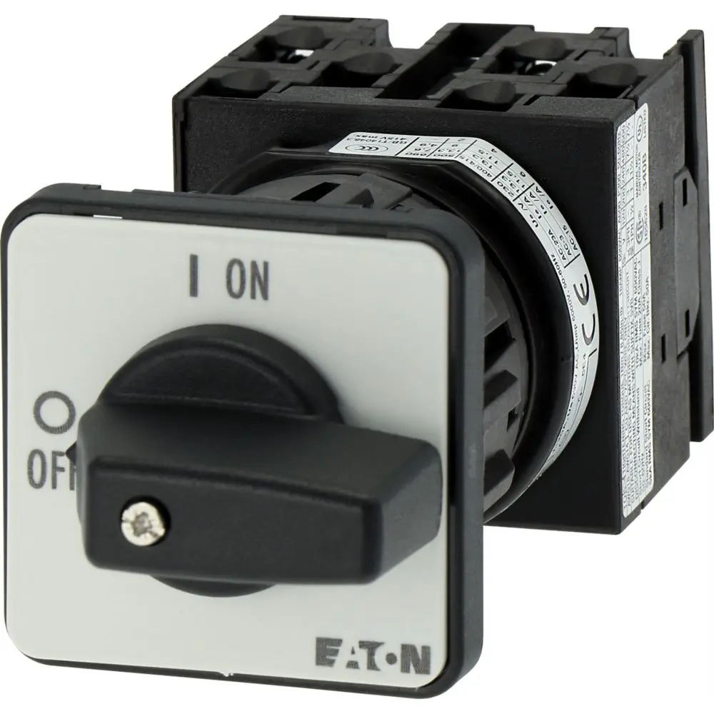 Produktfoto 1 von Eaton Nockenschalter, 6-polig / 20A, 690V (Volts), 2-Stufen, 90°-Wurfwinkel