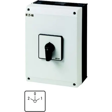 Produktfoto 1 von Eaton Eaton Moeller Nockenschalter 100 A, 3-Stufen Kurzer Daumengriff Schraube, 60 °-Wurfwinkel