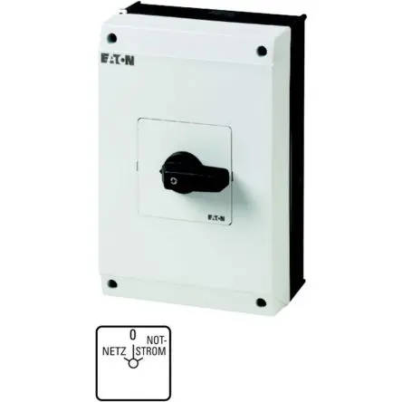 Produktfoto 1 von Eaton Eaton Moeller Nockenschalter 63 A, 3-Stufen Kurzer Daumengriff Schraube, 45 °-Wurfwinkel