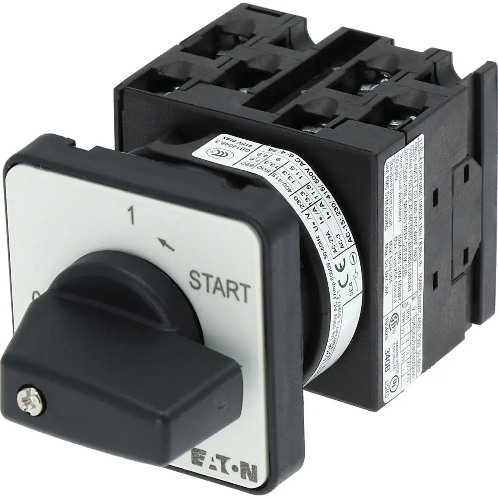 Produktfoto 1 von Eaton Nockenschalter, 1-polig / 20A, 690V (Volts), 5-Stufen, 90°-Wurfwinkel