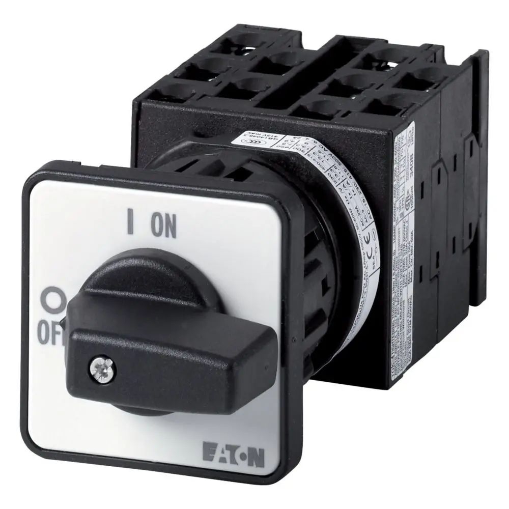 Produktfoto 1 von Eaton Nockenschalter, 5-polig / 20A, 690V (Volts), 4-Stufen, 90°-Wurfwinkel