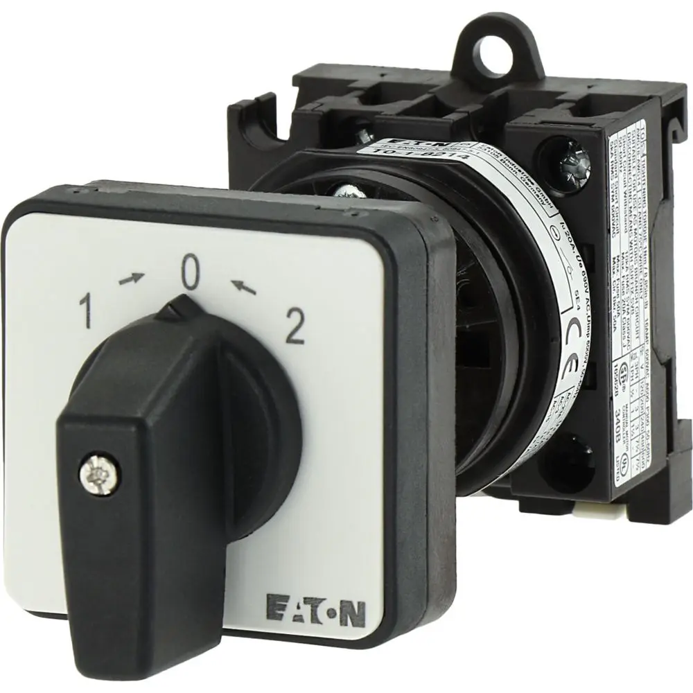Produktfoto 1 von Eaton Nockenschalter, 1-polig / 20A, 690V (Volts), 3-Stufen, 45°-Wurfwinkel