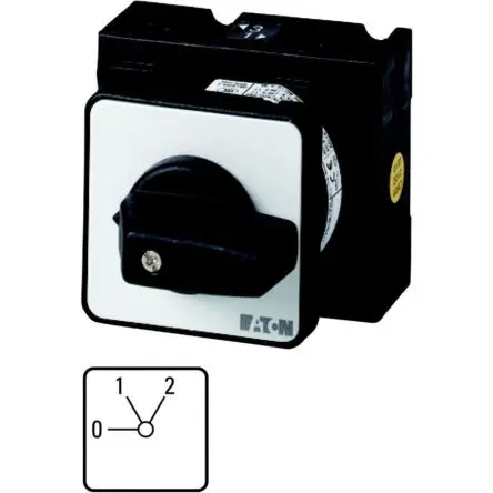 Produktfoto 1 von Eaton Eaton Moeller Series T3 Nockenschalter 32 A, 3-phasig, 3-Stufen Handkipphebel Schraube, 60 °-Wurfwinkel