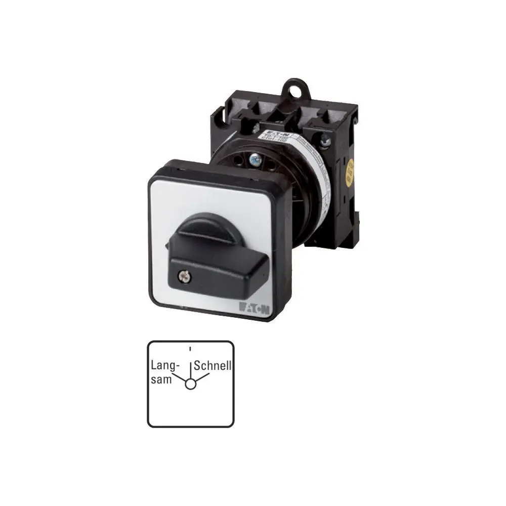 Produktfoto 1 von Eaton Eaton Moeller Series T0 Nockenschalter, 1-polig / 20A, 690V (Volts), 3-phasig, 3-Stufen, 45°-Wurfwinkel